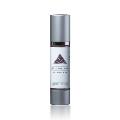 Color Up REPAIR Light Daily Moisturizer in 1.69 oz retail size for lightweight daily hydration, barrier support, and oily or combination skin on a white background.