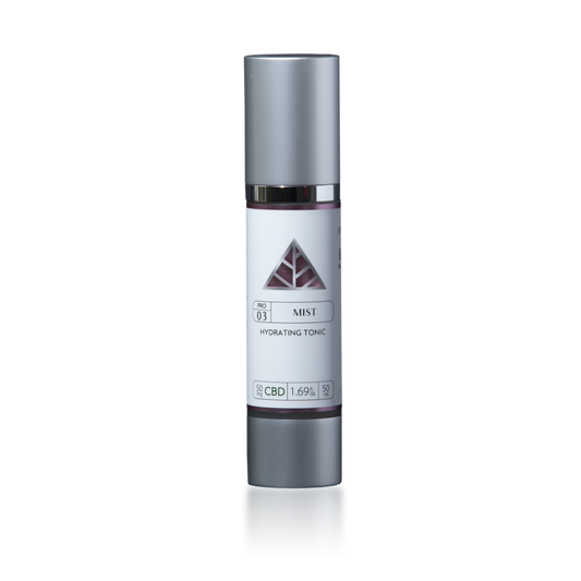 Color Up MIST Hydrating Tonic in 1.69 oz retail spray bottle for hydrating, refreshing, and post-treatment skincare support on a transparent background.