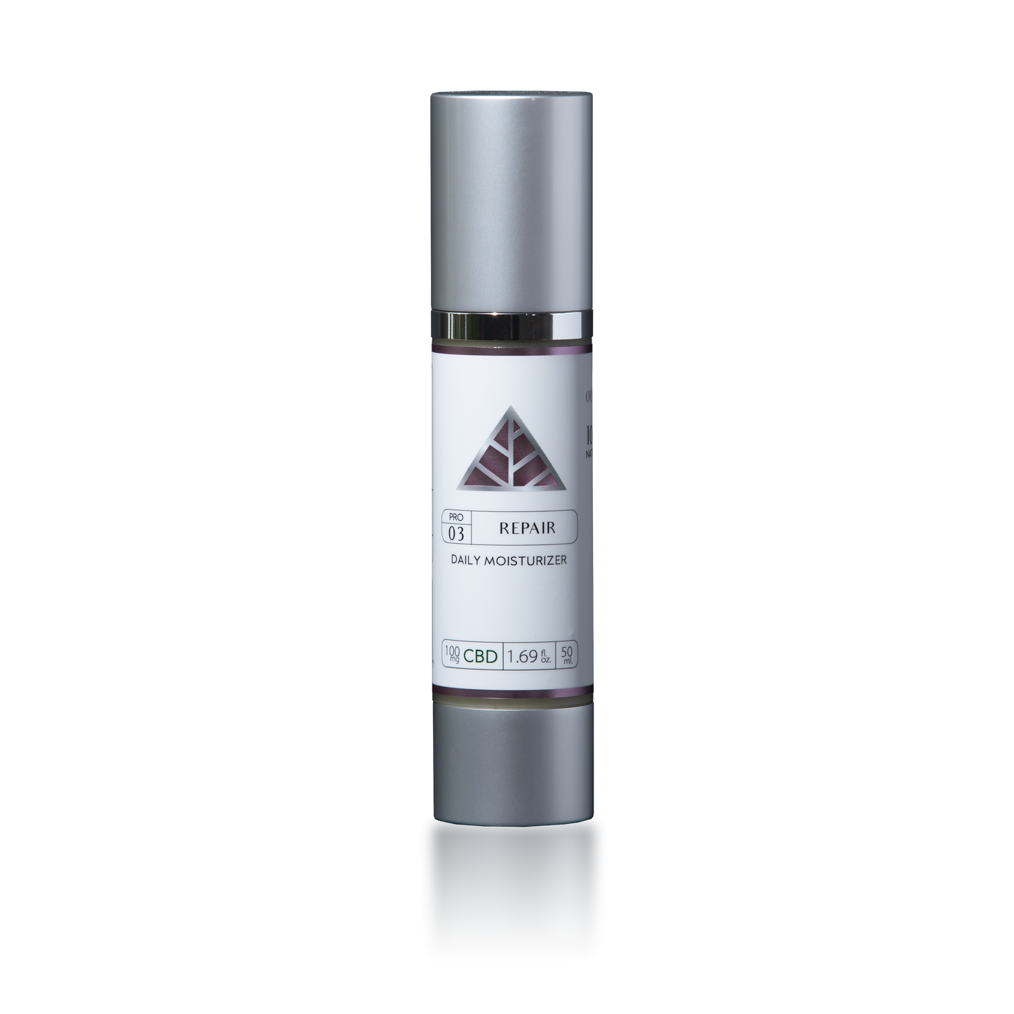 Color Up REPAIR Daily Moisturizer in 1.69 oz retail size for daily barrier repair, hydration, and professional home-care routines on transparent background.