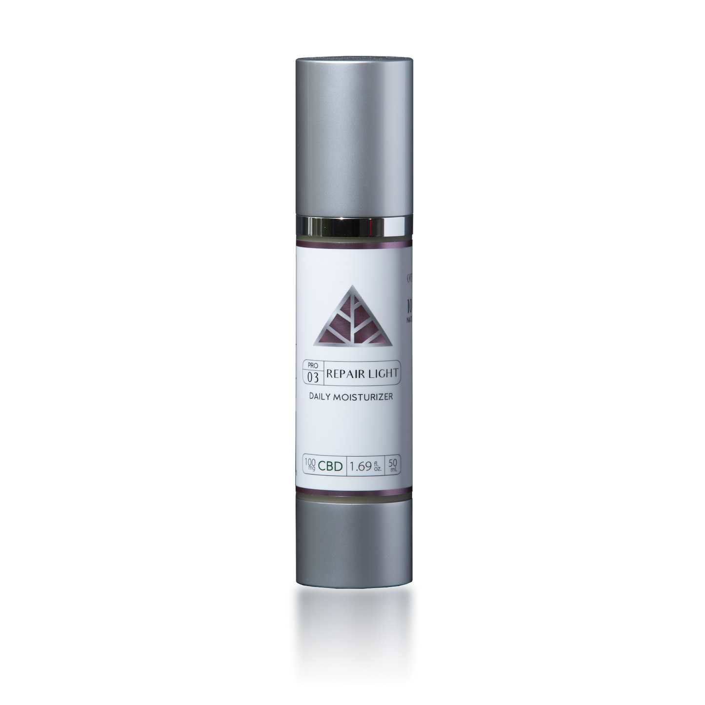 Color Up REPAIR Light Daily Moisturizer in 1.69 oz retail size for lightweight daily hydration, barrier support, and oily or combination skin on transparent background.